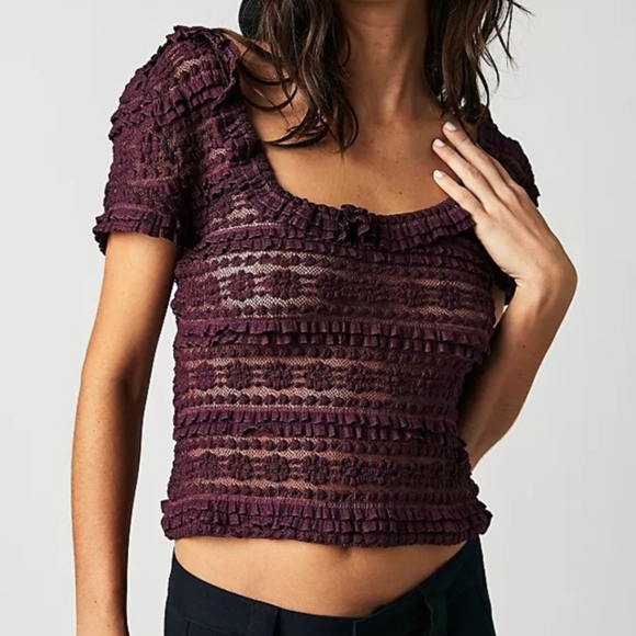 FREE PEOPLE Talk About It Layering Top - Picture 9 of 9